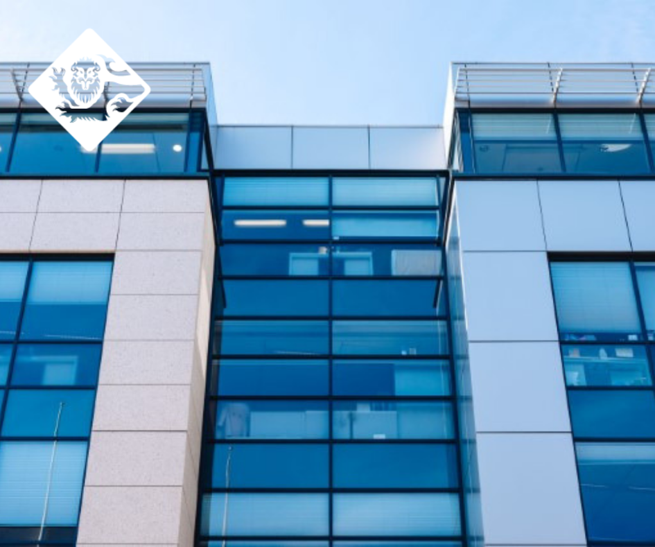 Annual report cover 2016 (outside view of the JFSC building top floors)