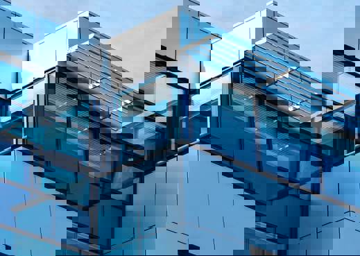 Top floor of the JFSC building from the outside